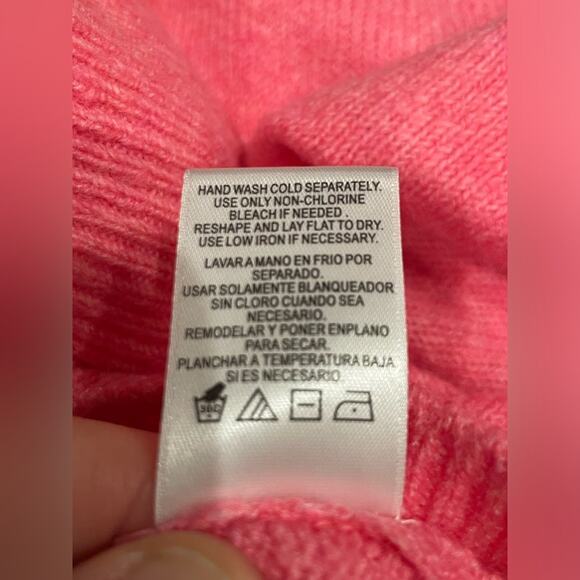 Vince‎ Camuto Pink Turtleneck Long Sleeve Sweater- Large- NWT - Picture 7 of 8